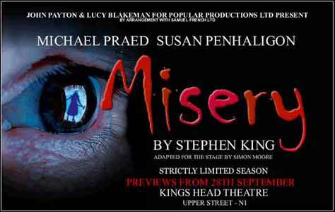 'Misery'  Popular Productions Limited 2005 / Photo New Vic Theatre, Newcastle-under-Lyme, Staffordshire